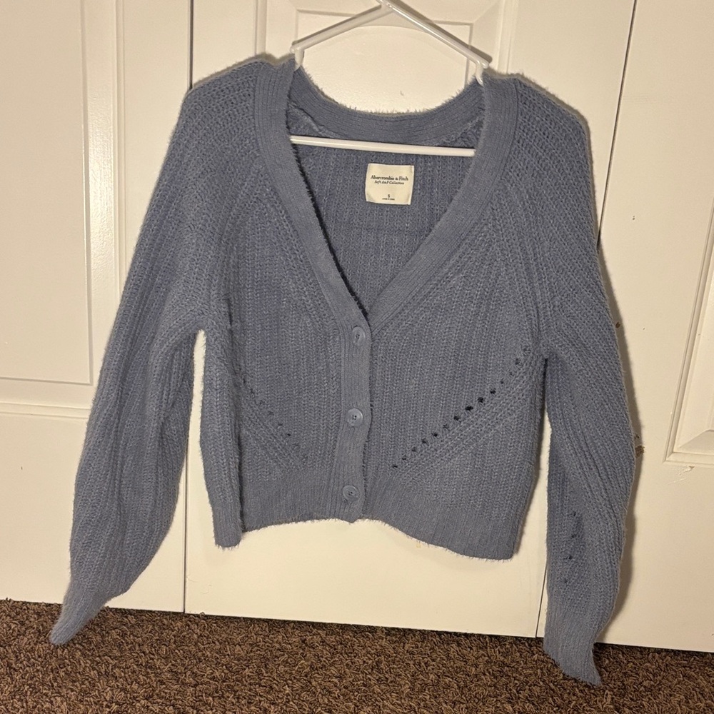Abercrombie & Fitch Light Blue Cardigan